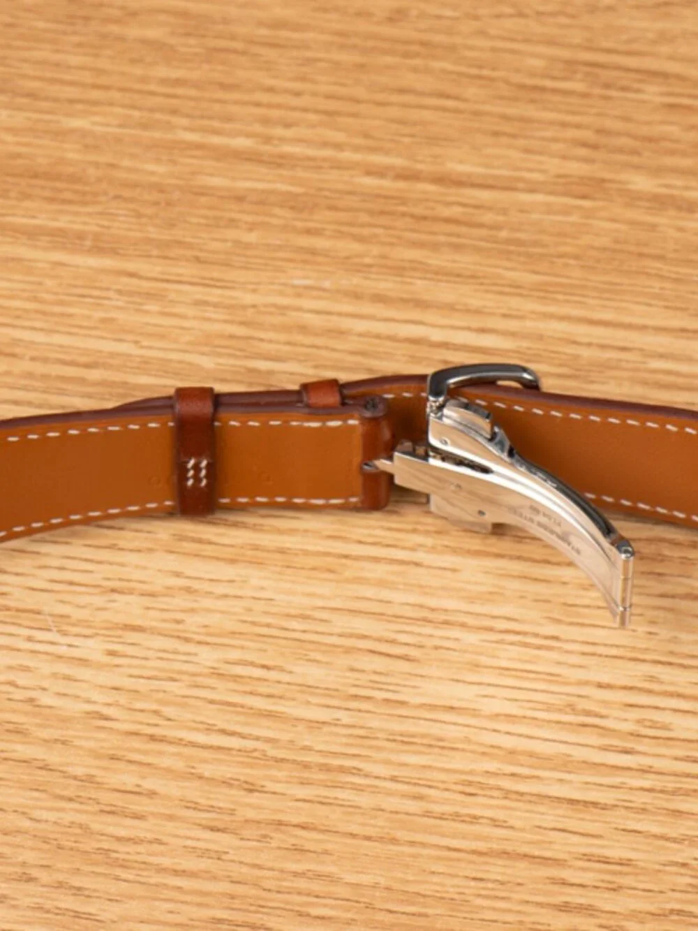 Apple Watch Hermes Hermès 45mm 44mm 42mm Single Tour Fauve Barenia Series 1-9 - Picture 7 of 10